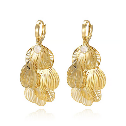 🍀Women's earrings with a leaf-shaped pendant
